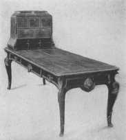 By courtesy of the Metropolitan Museum of Art.
Inlaid desk with beautifully chiselled ormolu mounts