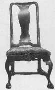 A chair from early in the 18th century of the Dutch type.