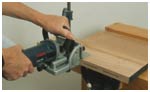 Using biscuits is of the quickest and most accurate ways of edge jointing planks