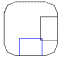 End view of a square