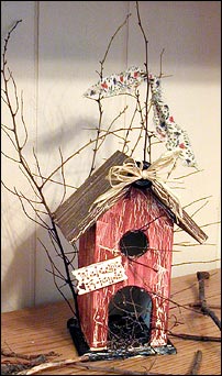 Rustic Birdhouse Craft